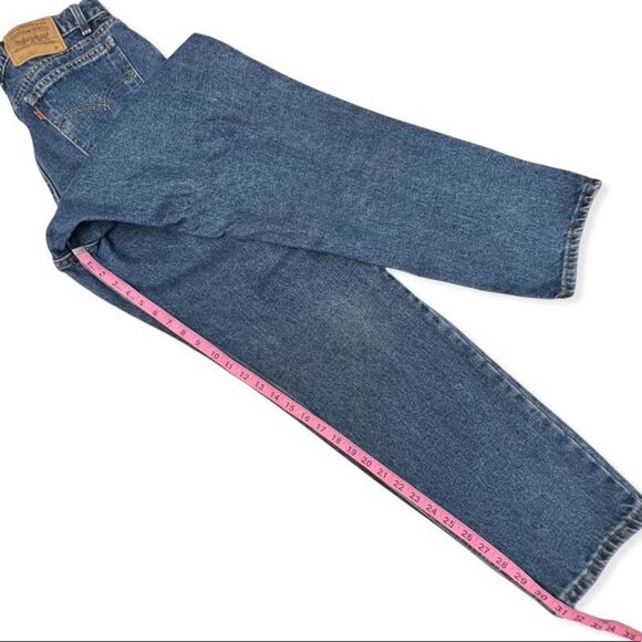 LEVI’S Vintage 90’s Orange Tab Loose Fit Straight Leg Jeans 15961 - Picture 10 of 11